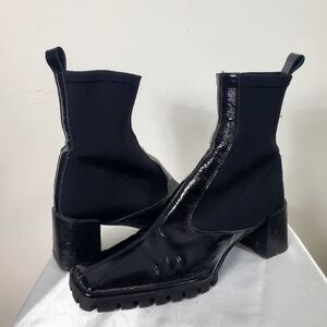 Design Remix Premium Sock Boots in Black made in Spain
